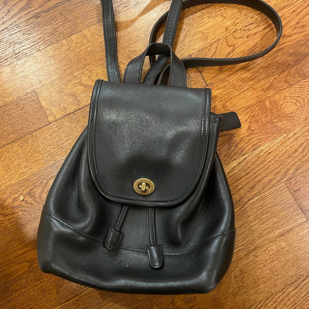 ❌sold❌Vintage Coach Mini Drawstring Daypack Style 9960